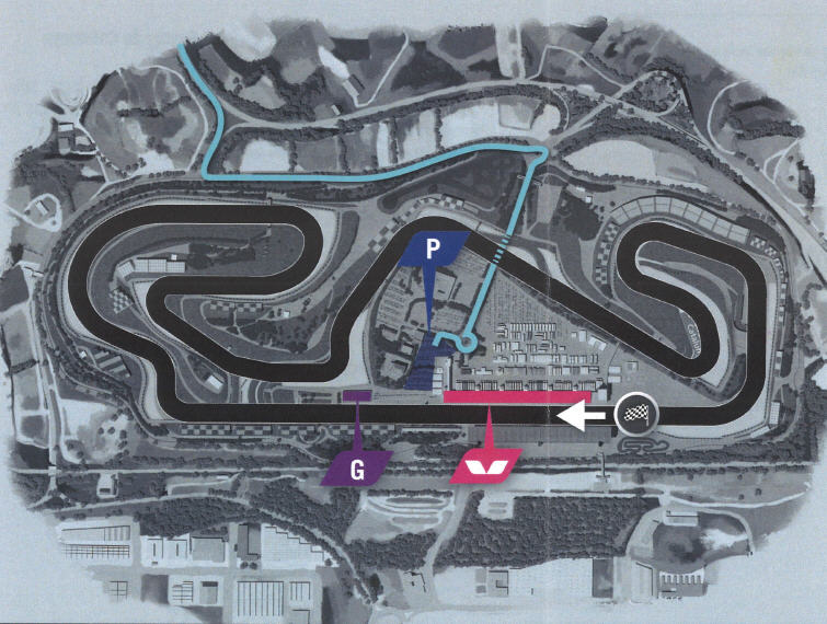 Plano VIP VILLAGE MotoGP Catalunya