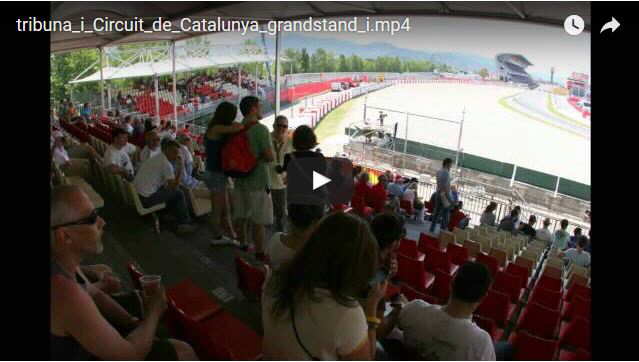 Tribuna i Montmeló